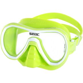 Seac Giglio Snorkeling and Swimming Soft Silicon Mask, Single lenses