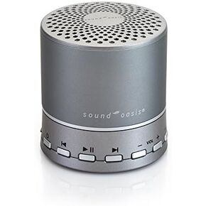 Sound Oasis Sound Machine Bluetooth Speaker Portable White Noise Machine 20 Non-Looping Sounds Nature Brown Pink Noise Tinnitus Masker Sound Soother for Sleep Home Baby Office Travel Rechargeable