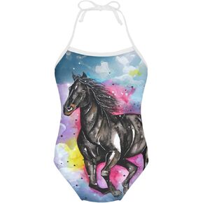 HUGS IDEA 3D Animal Print One Piece Swimsuit for 3Y-8Y Girls