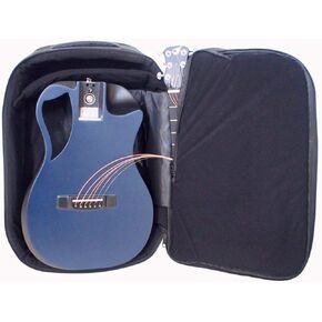 Carbon Fiber Travel Guitar – OF660BP Traveling Acoustic Guitar with Collapsible Patented System – Portable Backpack Case (Blue Purple Matte)