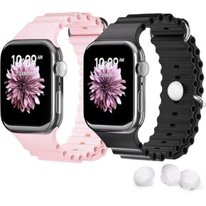LYJEE Motion Sickness Bands Compatible with Apple Watch Band 40mm 41mm 38mm 42mm 44mm 45mm 49mm Women Men Anti Nausea Wristband Compatible with Apple Watch