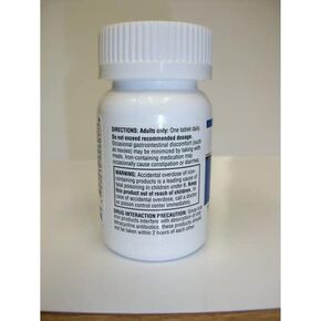 Iron Supplement Ferrous Sulfate 325mg by Reliable 1 | Iron Pills for Women and Men | Iron Supplements for Anemia and Iron Deficiency | 100 Iron Tablets per Bottle, Pack of 4