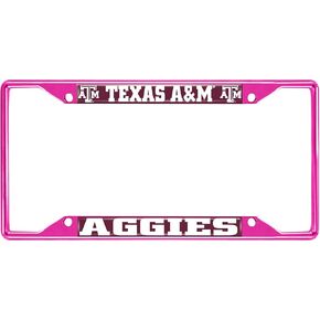 FANMATS 43721 University of Georgia Bulldogs License Plate Frame - Pink – Easy Installation on Truck, SUV, Car - Ideal Gift for Die Hard NCAA Fan