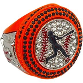 Discount Sports Rings, Baseball or Softball Batter FINALIST RING — Player Award, assorted colors and gemstones in Saudi Arabia