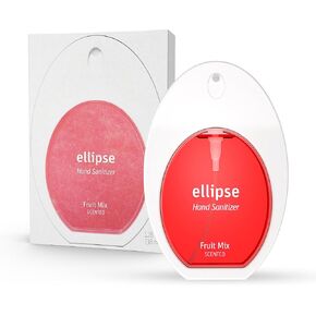 ellipse Caribbean Sea Hand Sanitizer Spray Hand Fragrance, 1.28 Fl Oz - Portable, Quick-Dry Formula with Natural Fruit Scents, Perfect On-the-Go Protection Travel Size, Aesthetic Bottle, Pack of 1