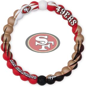 Lokai Silicone Beaded Bracelet NFL Football Home Field Collection - Beaded Bracelet for Women & Men, Silicone Jewelry Fashion Bracelet Slides-On for Comfortable Fit