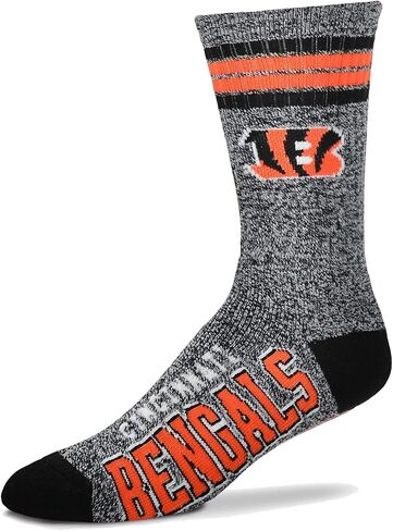 FBF - NFL Got Marbled Adult Team Logo Crew Dress Socks Footwear for Men and Women Game Day Apparel in Saudi Arabia