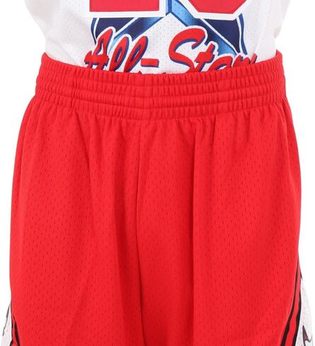 Mitchell & Ness NBA Swingman Road Shorts Bulls 97-98 Scarlet LG in Saudi Arabia