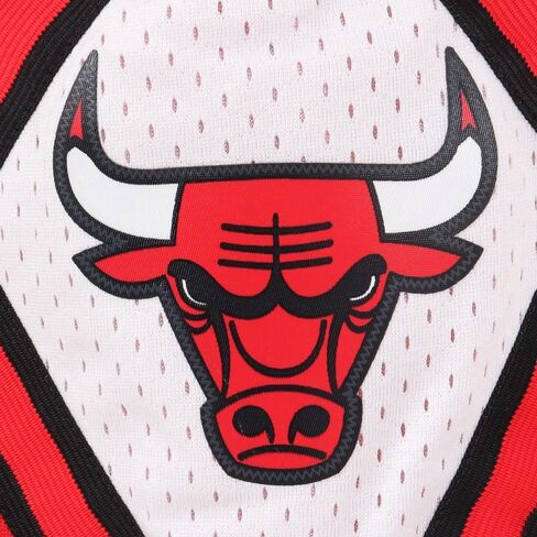 Mitchell & Ness NBA Swingman Road Shorts Bulls 97-98 Scarlet LG in Saudi Arabia