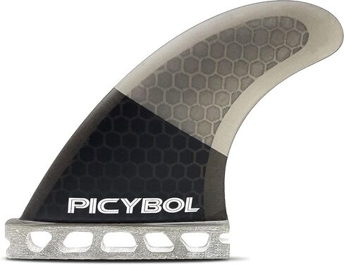 مجموعة Thruster 3 زعانف | زعانف لوح ركوب الأمواج من الألياف الزجاجية G5 على شكل قرص العسل | يعمل مع جميع ألواح التزلج ذات التبويب الواحد in Kuwait