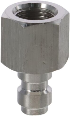2pcs 8mm Quick-Disconnect Plug Adapter with Sealing O-Ring Accurately 1/8" BSPP Stainless Steel in Saudi Arabia