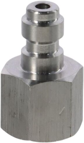 2pcs 8mm Quick-Disconnect Plug Adapter with Sealing O-Ring Accurately 1/8" BSPP Stainless Steel in Saudi Arabia