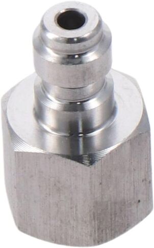 2pcs 8mm Quick-Disconnect Plug Adapter with Sealing O-Ring Accurately 1/8" BSPP Stainless Steel in Saudi Arabia