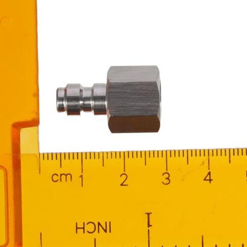 2pcs 8mm Quick-Disconnect Plug Adapter with Sealing O-Ring Accurately 1/8" BSPP Stainless Steel in Saudi Arabia