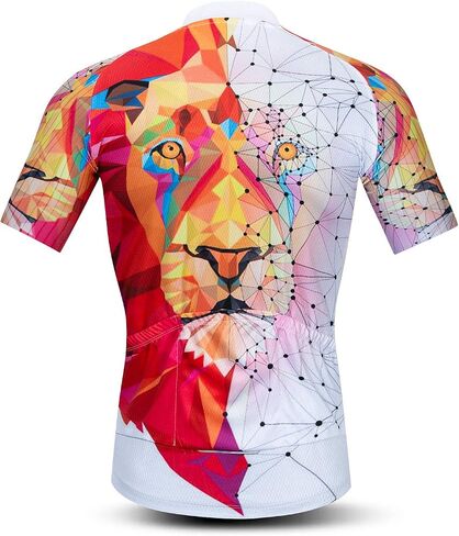 Hotlion 3D الرجال ركوب الدراجات جيرسي الدراجة الجبلية قصيرة الأكمام S-XXXL in Kuwait