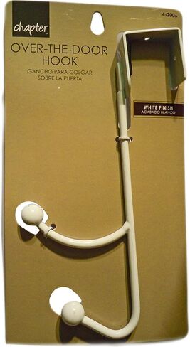 Chapter 2 Hook Over Door Hanger (White Finish) (1, White) in Saudi Arabia