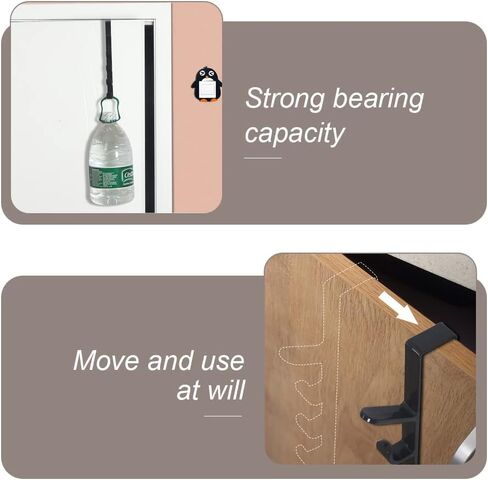 10 Hook Over The Door Hooks, 2 Pcs Over The Door Hooks for Hanging Towel Rack Coat Rack Purse Organizer for Closet Hooks The Door Purse Towel Door Hanger Hook for Door Hat Coat Family in Saudi Arabia