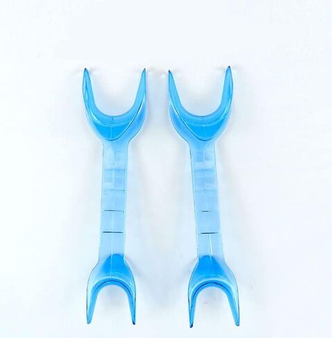 SmileSupplies 143 درجة مئوية ضام الخد مزدوج الجوانب صغير / بيدو أزرق شفاف (عبوة من 4 قطع) in Saudi Arabia