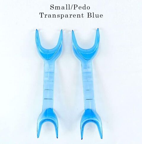 SmileSupplies 143 درجة مئوية ضام الخد مزدوج الجوانب صغير / بيدو أزرق شفاف (عبوة من 4 قطع) in Saudi Arabia