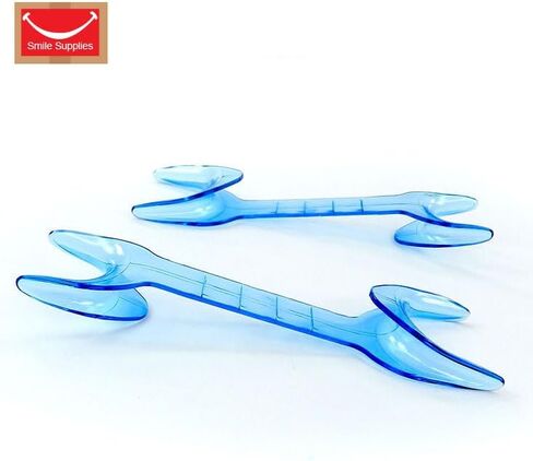 SmileSupplies 143 درجة مئوية ضام الخد مزدوج الجوانب صغير / بيدو أزرق شفاف (عبوة من 4 قطع) in Saudi Arabia