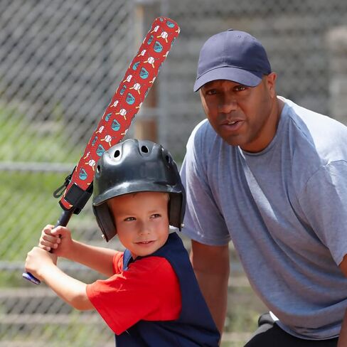 كم الخفاش مع خطاف معلق، 2 عبوة من أكمام الخفاش لمضرب البيسبول رولينجز | مضرب T-Ball، غطاء حماية لتدفئة الخفاش، مقاس عالمي، محمول ومقاوم للماء - للأطفال والشباب والبالغين in Kuwait