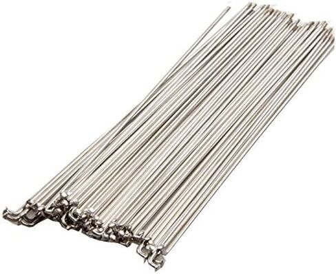 BaveL 36 Pcs 14G J Bend Bicycle Stainless Steel Spokes (91 mm-210 mm),Cycle Spokes with Brass Nipples,Mountain Bike Stainless Spokes,for MTB,Ebike,City Bikes-Replacement/Repair Spokes in Saudi Arabia