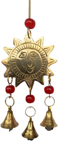 Handicrafts Handmade Multicolor Home & Room Decorative String Wall & Door Hangings with Beads & Brass Bell for Home Decoration & Gifting Purpose (Elephant-Bell) in Kuwait