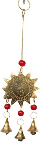 Handicrafts Handmade Multicolor Home & Room Decorative String Wall & Door Hangings with Beads & Brass Bell for Home Decoration & Gifting Purpose (Elephant-Bell) in Kuwait