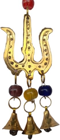 Handicrafts Handmade Multicolor Home & Room Decorative String Wall & Door Hangings with Beads & Brass Bell for Home Decoration & Gifting Purpose (Elephant-Bell) in Kuwait