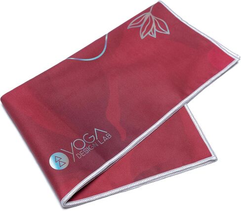 Yoga Design LAB | The Hand Towel | Premium Non Slip Hand Towel | Designed in Bali | Colorful Eco Printed + Quick Dry + Soft | Hot Yoga, Bikram, Ashtanga, Sport, Barre, Travel (Rose) in Saudi Arabia