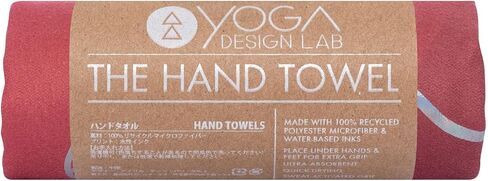 Yoga Design LAB | The Hand Towel | Premium Non Slip Hand Towel | Designed in Bali | Colorful Eco Printed + Quick Dry + Soft | Hot Yoga, Bikram, Ashtanga, Sport, Barre, Travel (Rose) in Saudi Arabia