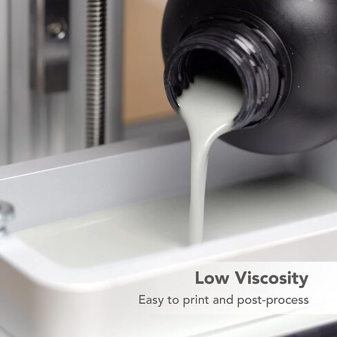 phrozen 3D Printer Water-Washable Rapid Resin, Model Gray 405nm LCD UV-Curing Photopolymer Resin for High Precision Printing, Low Odor, Non-Brittle, Easy to Print, Easy to Clean and Cure (1KG) in Saudi Arabia