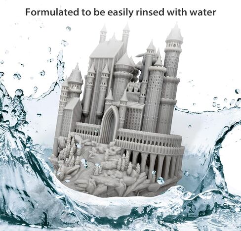 phrozen 3D Printer Water-Washable Rapid Resin, Model Gray 405nm LCD UV-Curing Photopolymer Resin for High Precision Printing, Low Odor, Non-Brittle, Easy to Print, Easy to Clean and Cure (1KG) in Saudi Arabia