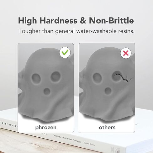 phrozen 3D Printer Water-Washable Rapid Resin, Model Gray 405nm LCD UV-Curing Photopolymer Resin for High Precision Printing, Low Odor, Non-Brittle, Easy to Print, Easy to Clean and Cure (1KG) in Saudi Arabia