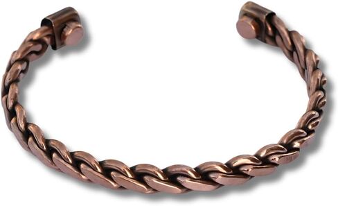 Hand Forged 100% Pure Copper Bracelet. Made with Solid High Gauge Copper and Health benefits. Enhance your well-being in style in Saudi Arabia