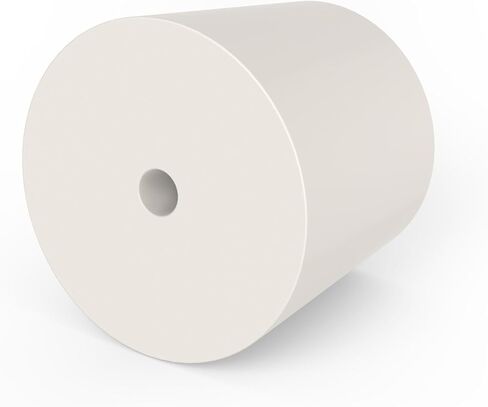 Solid Rubber Stoppers with Single Hole, Size 6#, Set of 5, Precision Tapered Lab Seal Rubber Stoppers for Air-Tight Control in Saudi Arabia