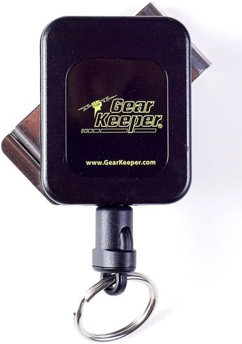 Hammerhead Industries Gear Keeper, Key Retractor with Stainless Steel Rotating Belt Clip, Made in USA in Saudi Arabia