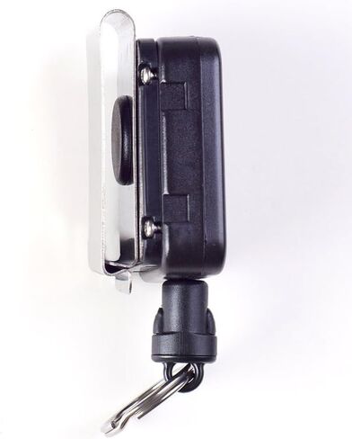 Hammerhead Industries Gear Keeper, Key Retractor with Stainless Steel Rotating Belt Clip, Made in USA in Saudi Arabia
