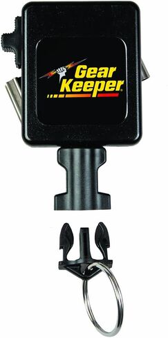 Hammerhead Industries Gear Keeper, Key Retractor with Stainless Steel Rotating Belt Clip, Made in USA in Saudi Arabia