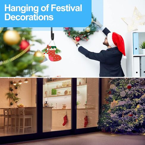 HengLiSam Over The Door Hook,Double stainless steel hook on door,4 Pack Over The Door Hooks for Bathroom, Living Room, Kitchen Hanging Clothes, Towels, Shoe Bag, Hats in Kuwait