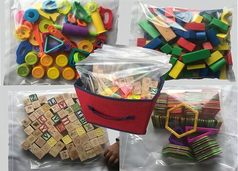 كبير 13x15، 2.5 مل سحاب قابل للإغلاق حجم كبير من البلاستيك أكياس تخزين بولي 2 جالون من VADUGAVARA (50) in Kuwait