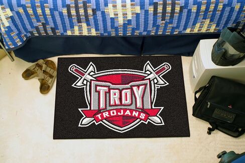 Fanmats 1258 Troy University Trojans Nylon Starter Rug in Saudi Arabia