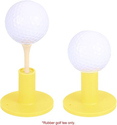 PATIKIL Rubber Golf Tees Golf Rubber Tee Indoor Outdoor Practice Ball Holder for Driving Range Turf Mats in Saudi Arabia