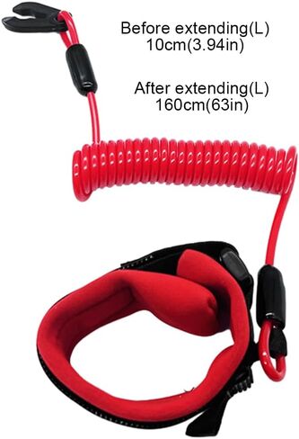Boat Kill Switch Lanyard, Universal Boat Outboard Engine Motor Parts Extendable Wrist Strap Stop Switch Key Lanyard Rope in Saudi Arabia