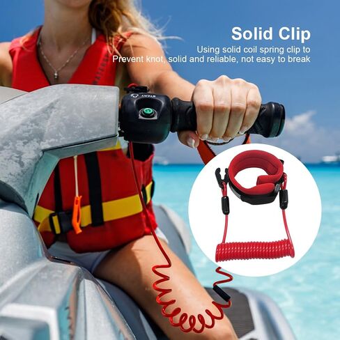 Boat Kill Switch Lanyard, Universal Boat Outboard Engine Motor Parts Extendable Wrist Strap Stop Switch Key Lanyard Rope in Saudi Arabia