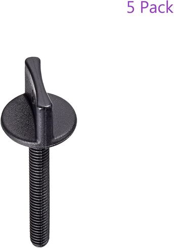 DMiotech 10 Pack M4x12mm Thumb Screws Bolts Hand Driven Spade Nylon Screw Metric Thread for RC Model RC Aircraft in Saudi Arabia