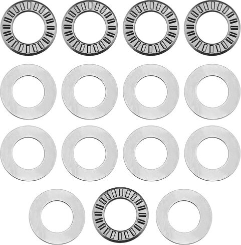 5PCS Thrust Needle Roller Bearings with 10 Washers Inner Diameter 15.88mm Outer Diameter 28.6mm Bearing Thickness 1.984mm Gasket Thickness 0.8mm in Saudi Arabia