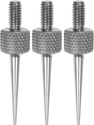 3pcs Needle Point Contact Points R0.15 M2.5 Thread 7mm Length 303 Stainless Steel Pointed Head for Dial Digital Indicators Depth Gauge in Saudi Arabia