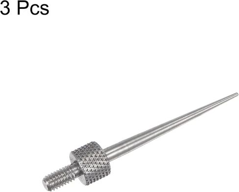 3pcs Needle Point Contact Points R0.15 M2.5 Thread 7mm Length 303 Stainless Steel Pointed Head for Dial Digital Indicators Depth Gauge in Saudi Arabia