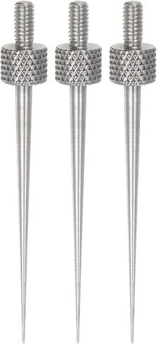 3pcs Needle Point Contact Points R0.15 M2.5 Thread 7mm Length 303 Stainless Steel Pointed Head for Dial Digital Indicators Depth Gauge in Saudi Arabia